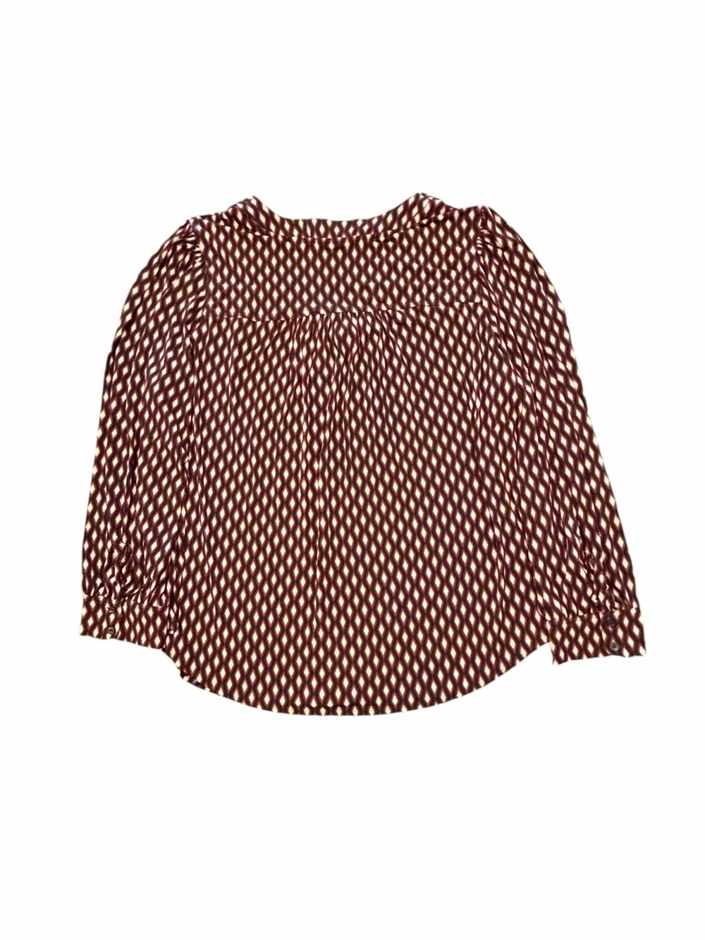 Lane Bryant Geometric Print V-Neck Blouse Career Long Sleeve 22/24 New $50 - Picture 13 of 13